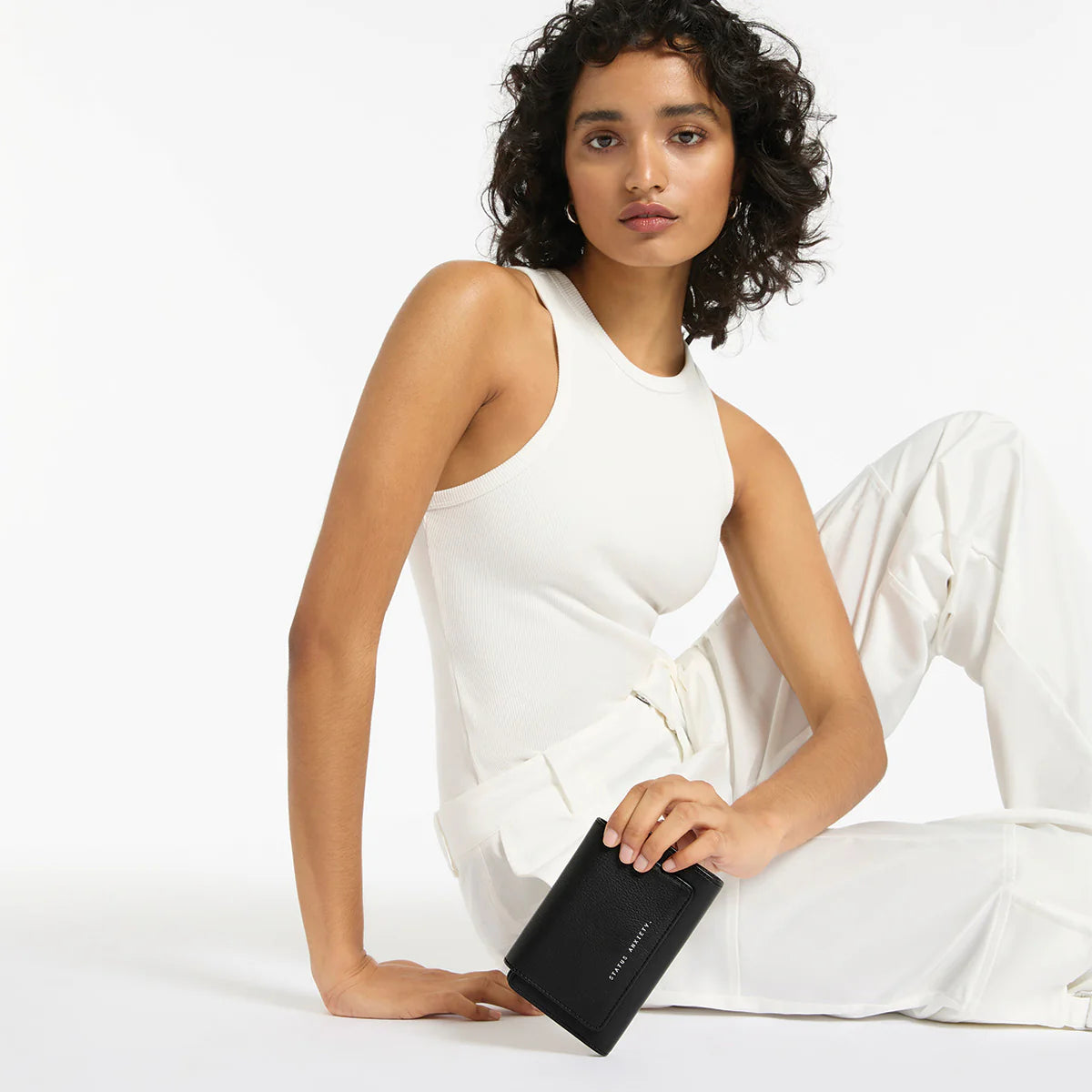 Visions leather wallet black