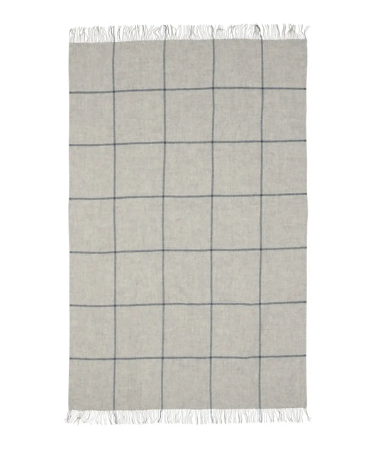 XL Ranfurly wool blanket ash 140 x 240cm