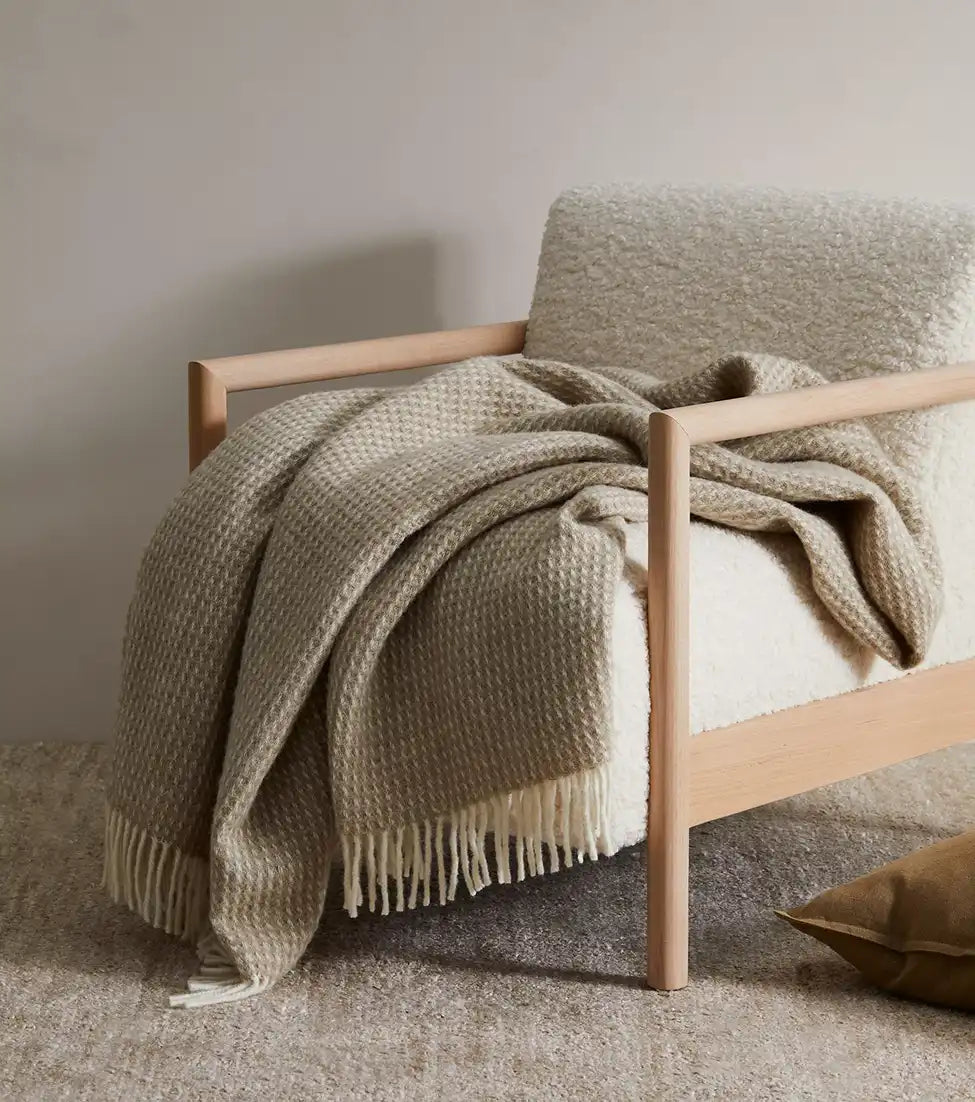 Breckon NZ wool blanket hazel 140 x 240cm