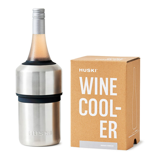 Huski wine cooler brushed stainless