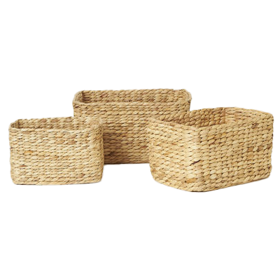 Woven rectangle basket 35cm