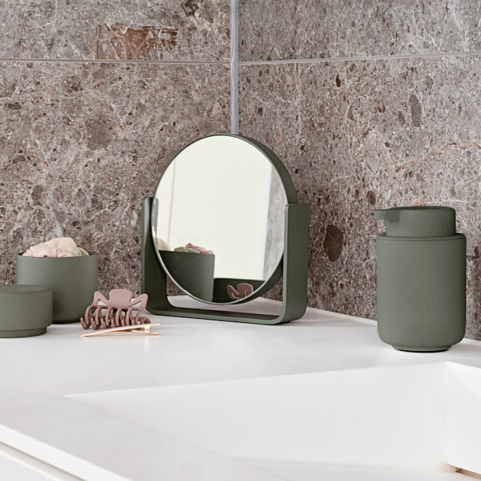 Zone Denmark magnifying table mirror olive