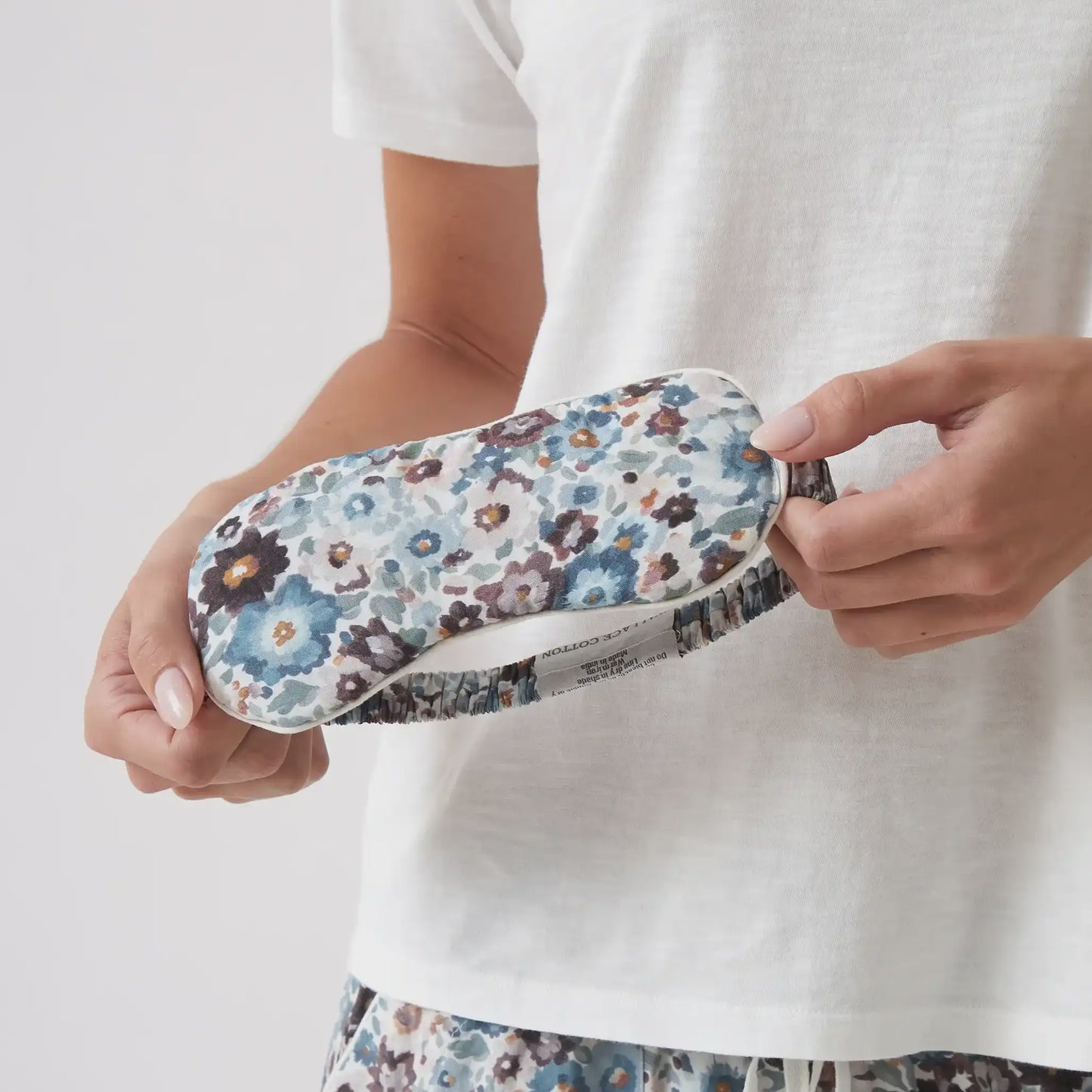Cotton eye mask floral