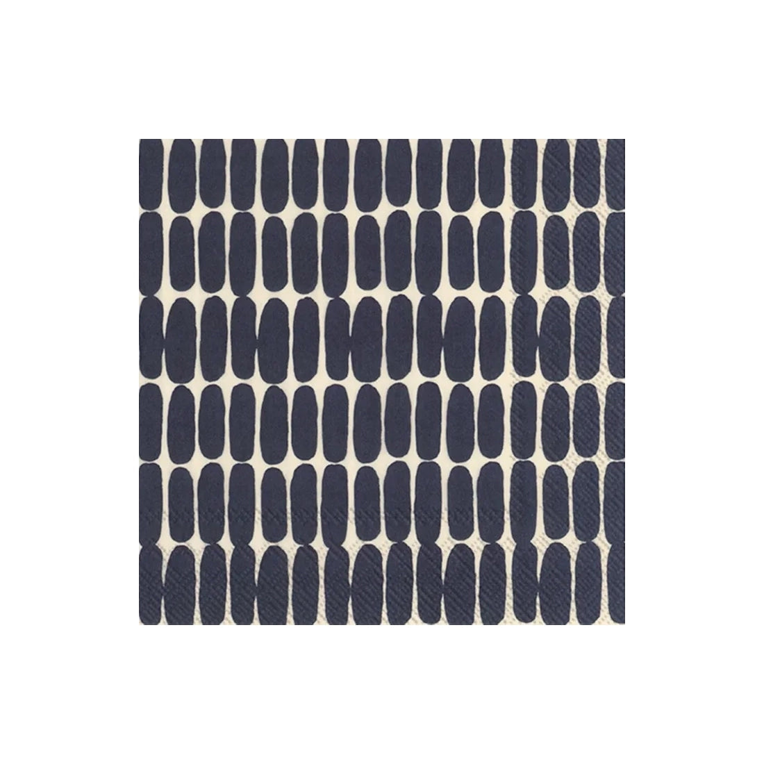 Marimekko alku cocktail paper napkins set of 20 black