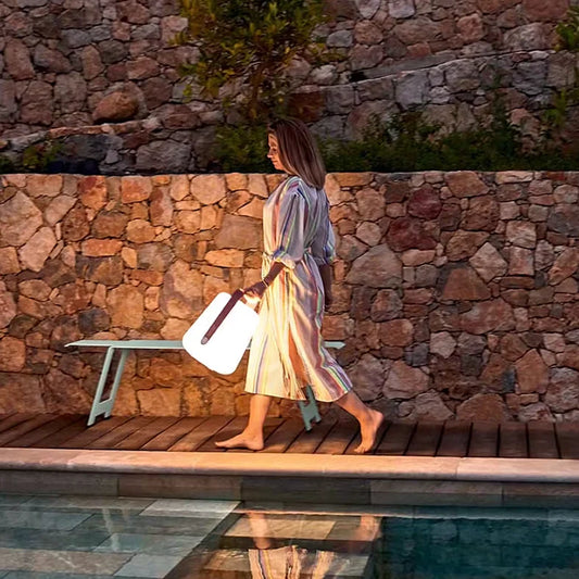 Balad garden lamp clay grey 38cm