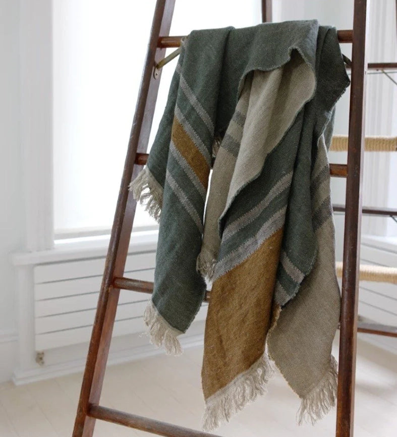 Belgium linen fouta throw alouette 110 x 180cm