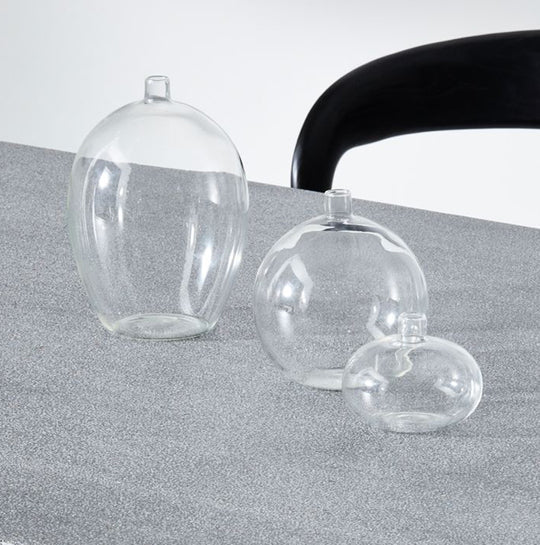 Bolla clear glass vase