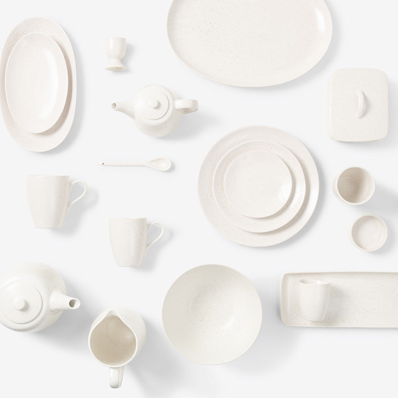 Broste Nordic vanilla side plate 15cm