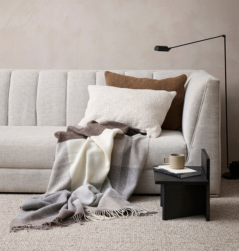 Cyprian cushion cover 40x60cm cocoa