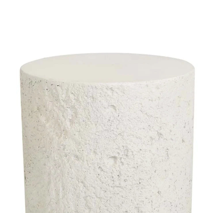 Element concrete & pumice round side table