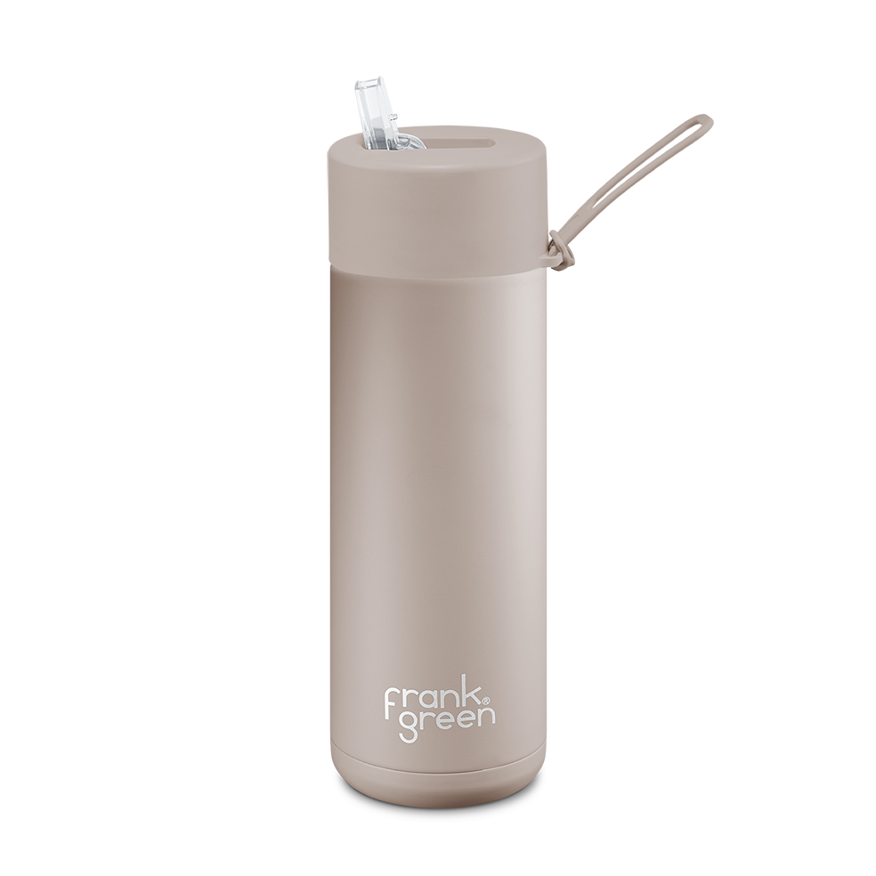 Frank Green drink bottle with straw lid 595ml moon dust