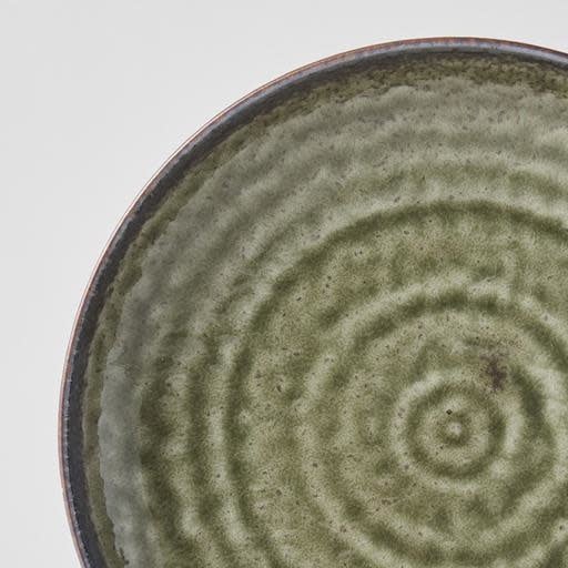 Glossy sage plate 24.5cm