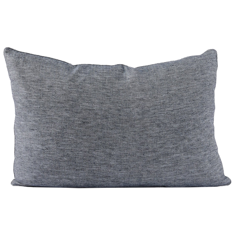 Halcyon linen cushion cover ink 40x60cm