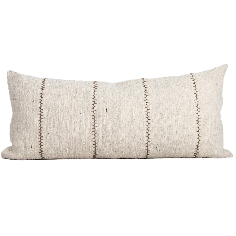 Kalahari lumbar cushion cover 40x90cm ecru