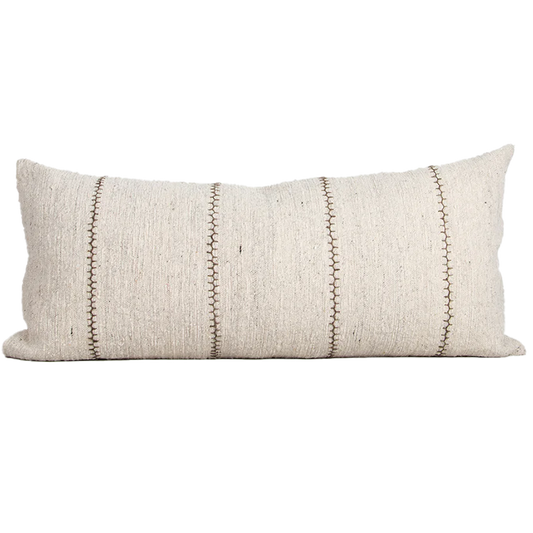 Kalahari lumbar cushion cover 40x90cm ecru