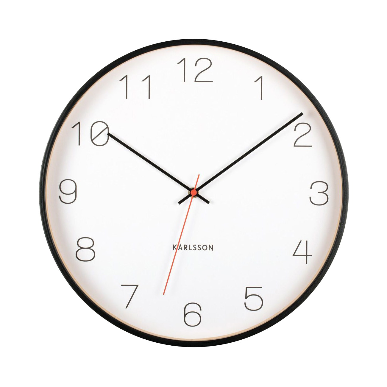 Karlsson Joy wall clock black 40cm