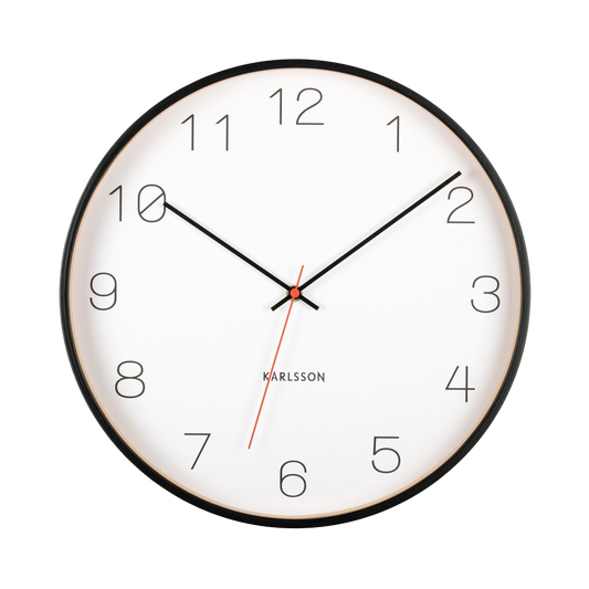 Karlsson Joy wall clock black 40cm