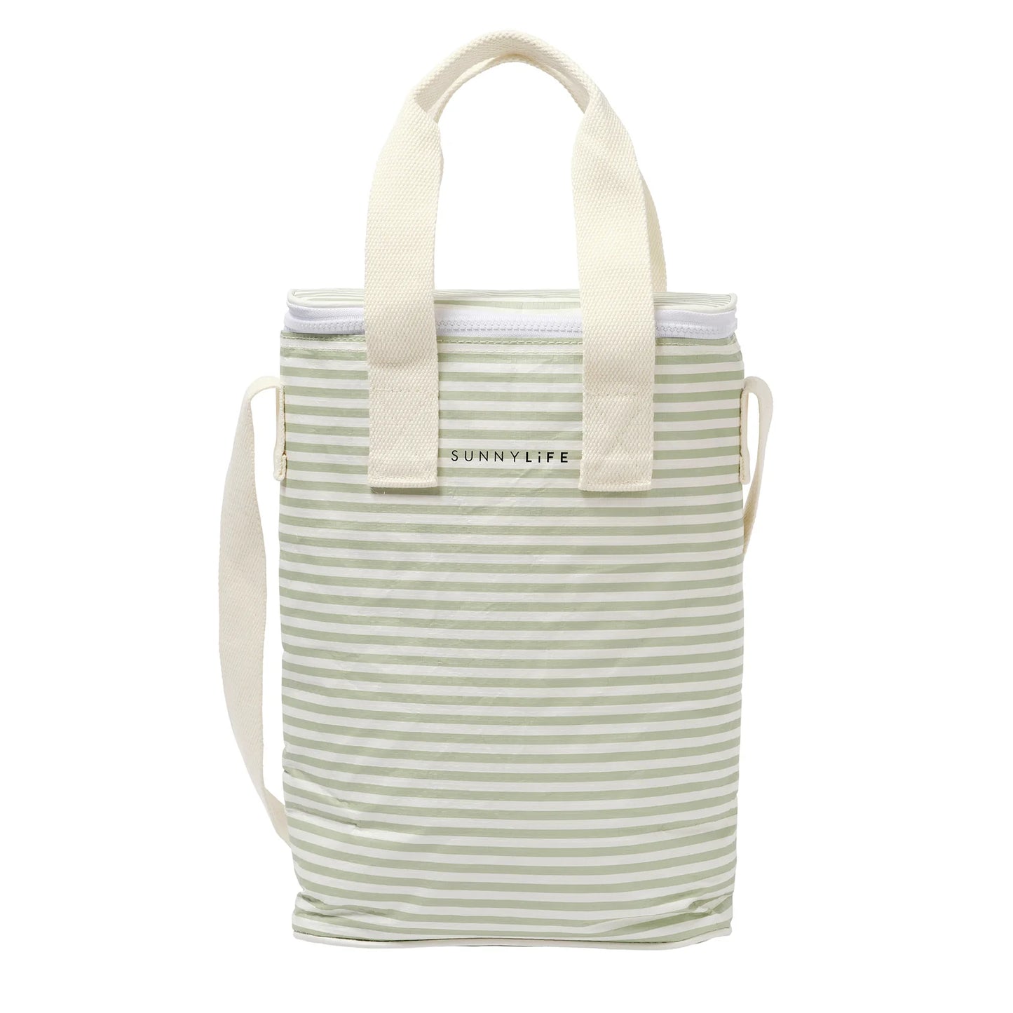 SunnyLife drinks cooler bag sea sage stripe