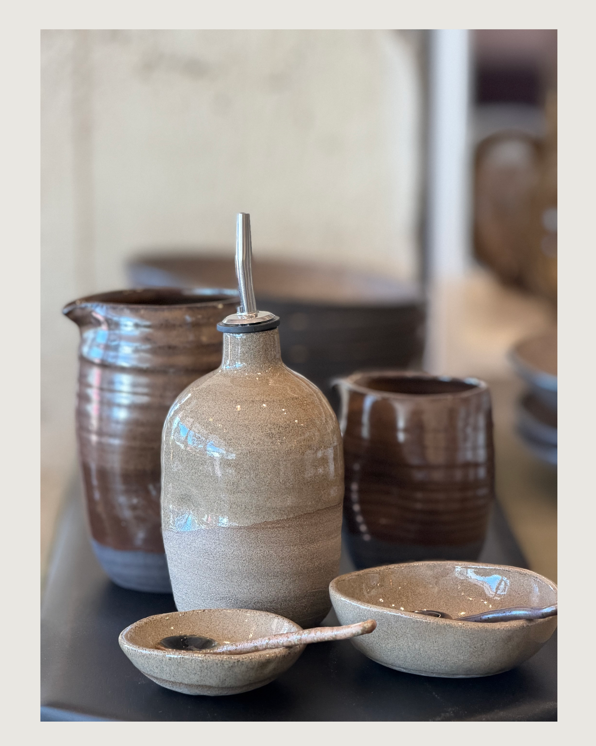 Lil Ceramics jug 14cm granite 500ml