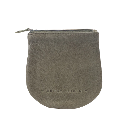 Lilly leather coin purse olive