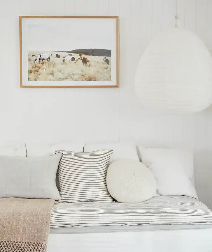 Miami linen pendant shade off white