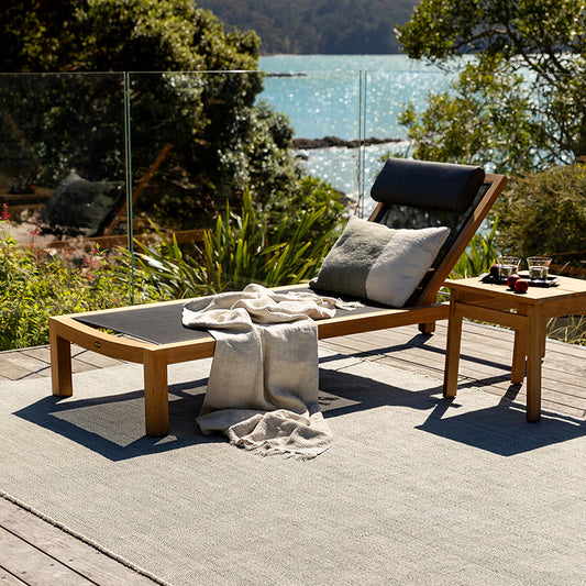 Outdoor Lonsdale floor rug eucalyptus