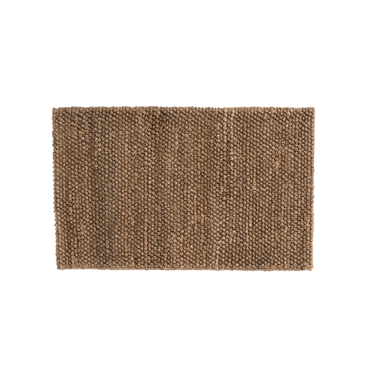 Looped jute door mat 50 x 80cm
