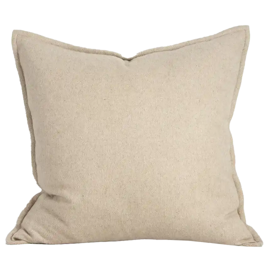 Maximus wool blend cushion cover oat 55cm