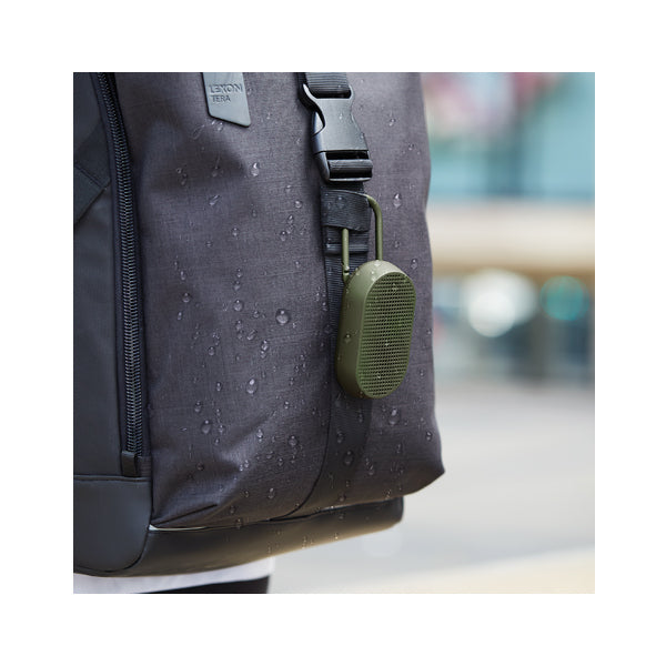 Lexon Mino T bluetooth speaker with carabiner black