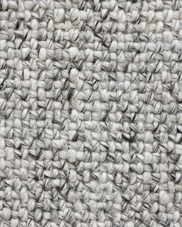 Nebraska wool blend rug ash