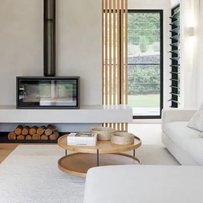 Norse two-tier oak coffee table 90cm natural