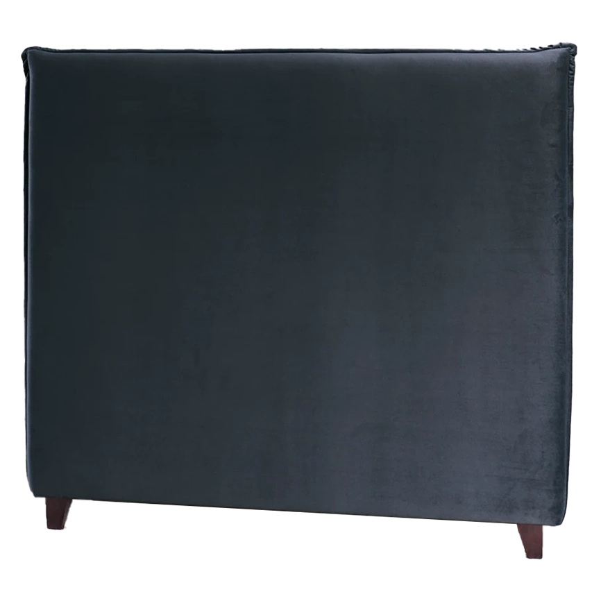 Velvet headboard midnight