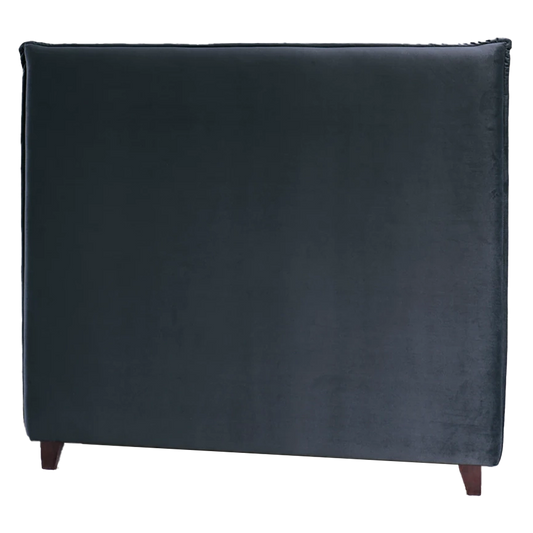 Velvet headboard midnight