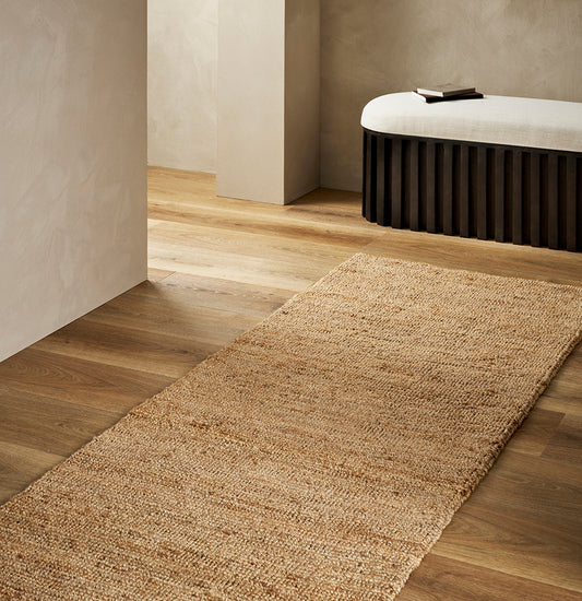 Papeete natural jute floor runner 80 x 500cm