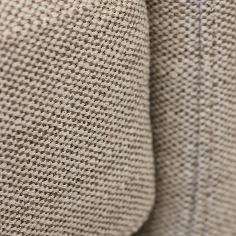 Slip cover swivel wing chair salt & pepper