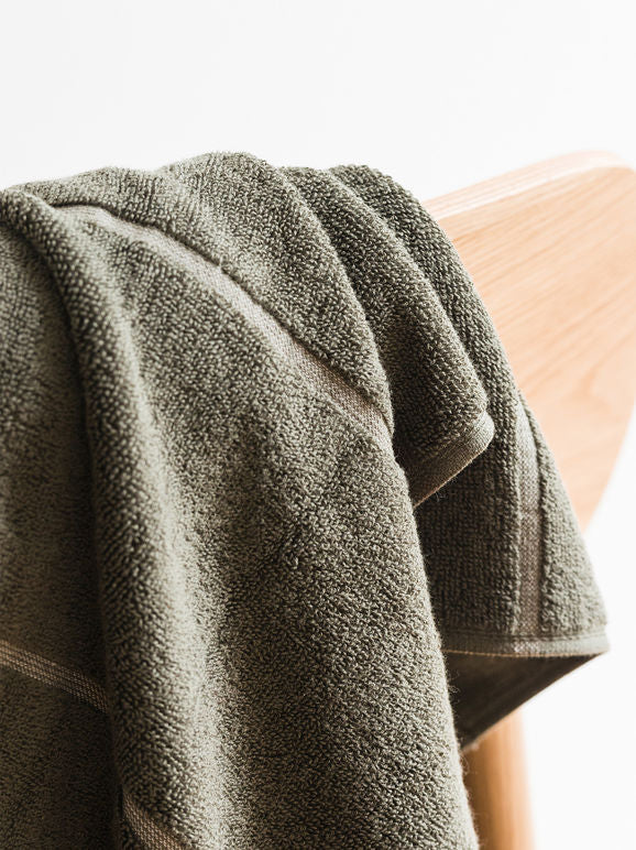 Pia cotton bath towel range ivy