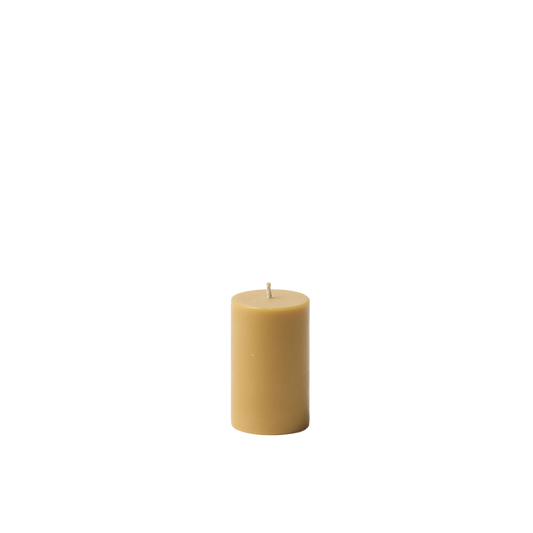 Pillar candle 7cm honey