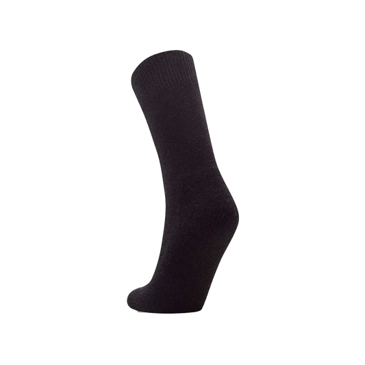 Possum merino wool socks black