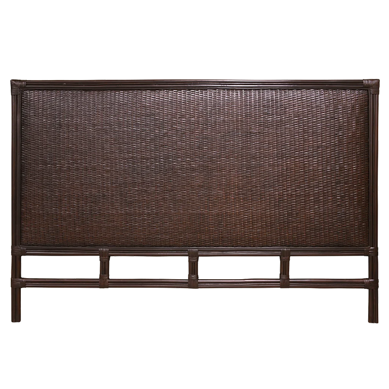 Rattan bedhead chocolate