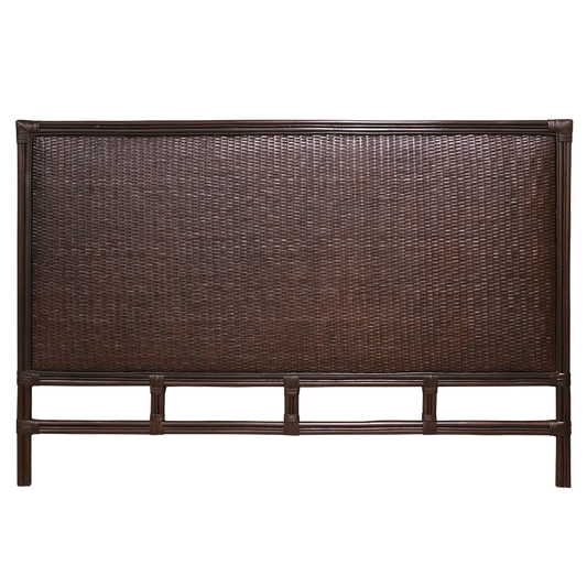 Rattan bedhead chocolate
