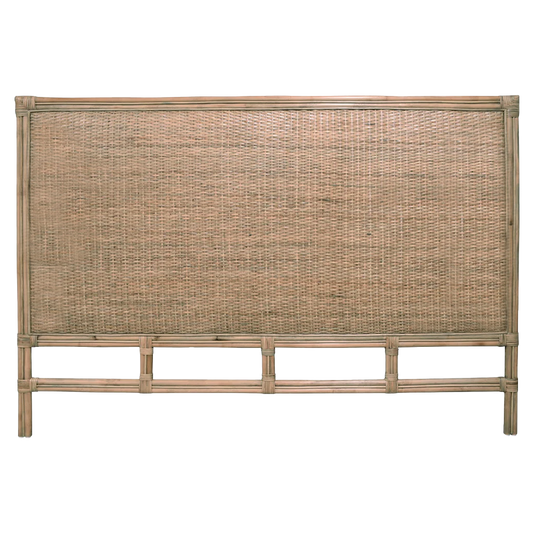 Rattan bedhead natural