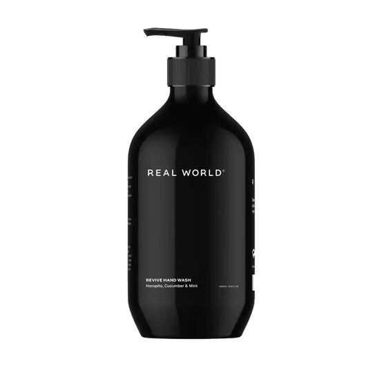 Real World hand wash 500ml horopito, cucumber & mint