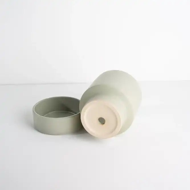 Billie planter 14cm sage