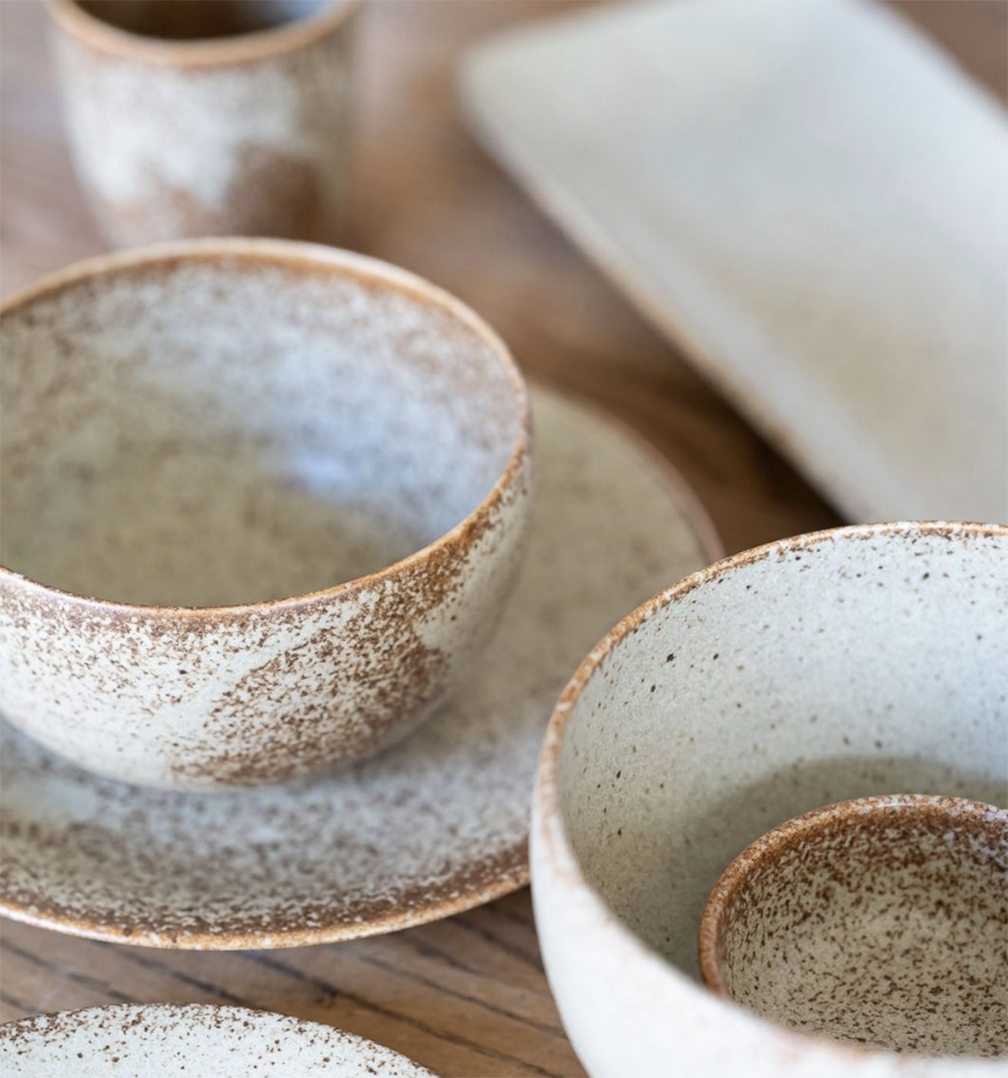 Sand fade ceramic bowl 22cm