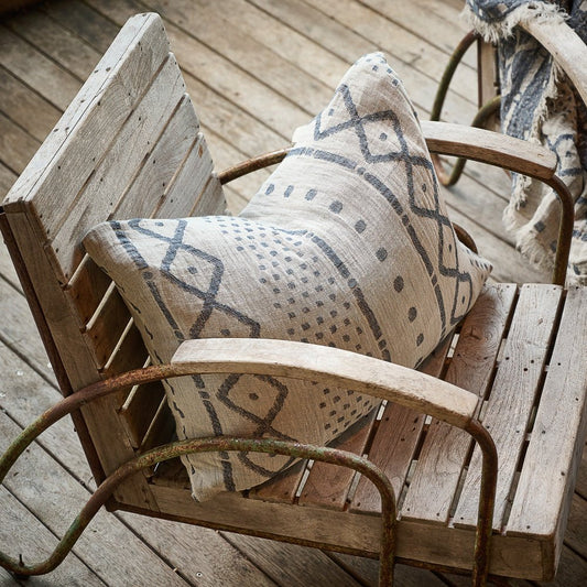 Senza linen blend cushion cover ink 40x60cm