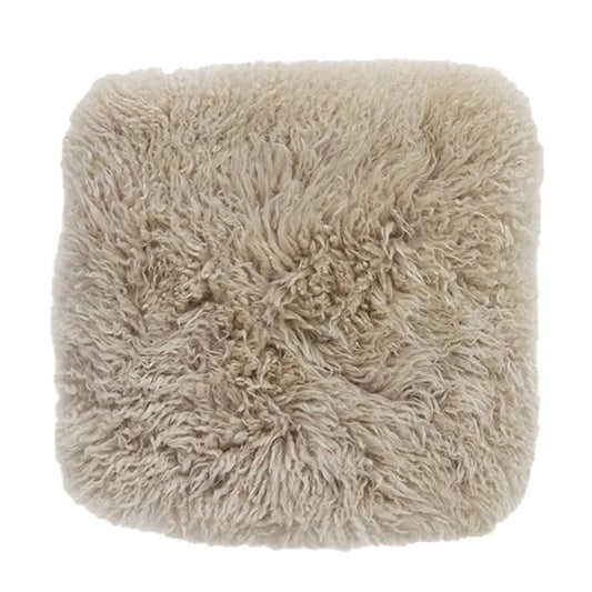 Shaggy NZ wool seat cover square