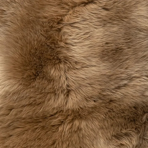 NZ long sheepskin hide single 100cm length
