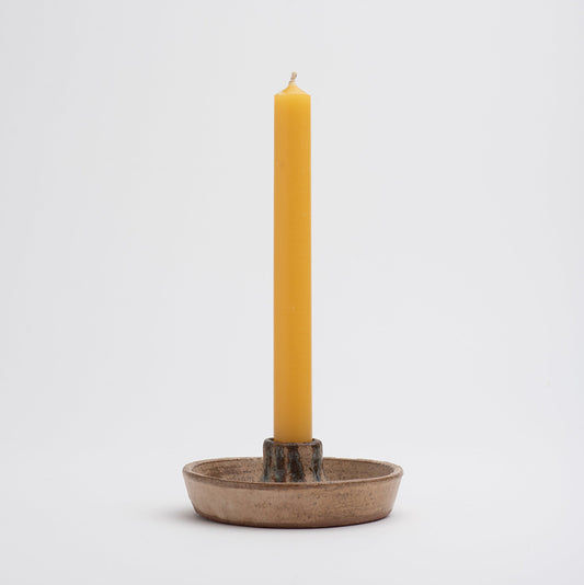 NZ made beeswax taper candles 24cm long (6)