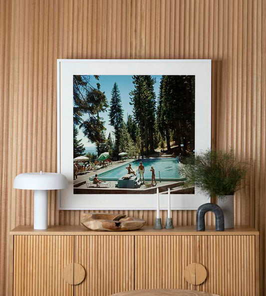 Slim Aarons 'Pool at Lake Tahoe' photographic print