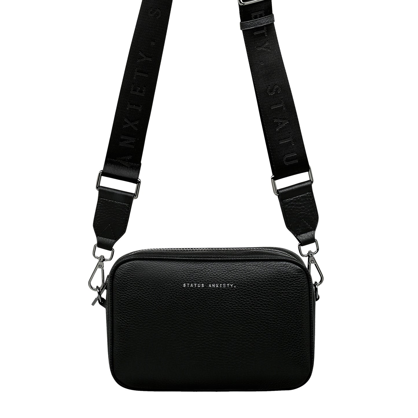 Plunder shoulder bag wide strap black